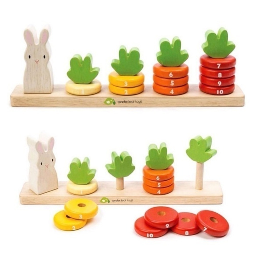 Tender Leaf Toys - Counting Carrots - Picture 2 of 16